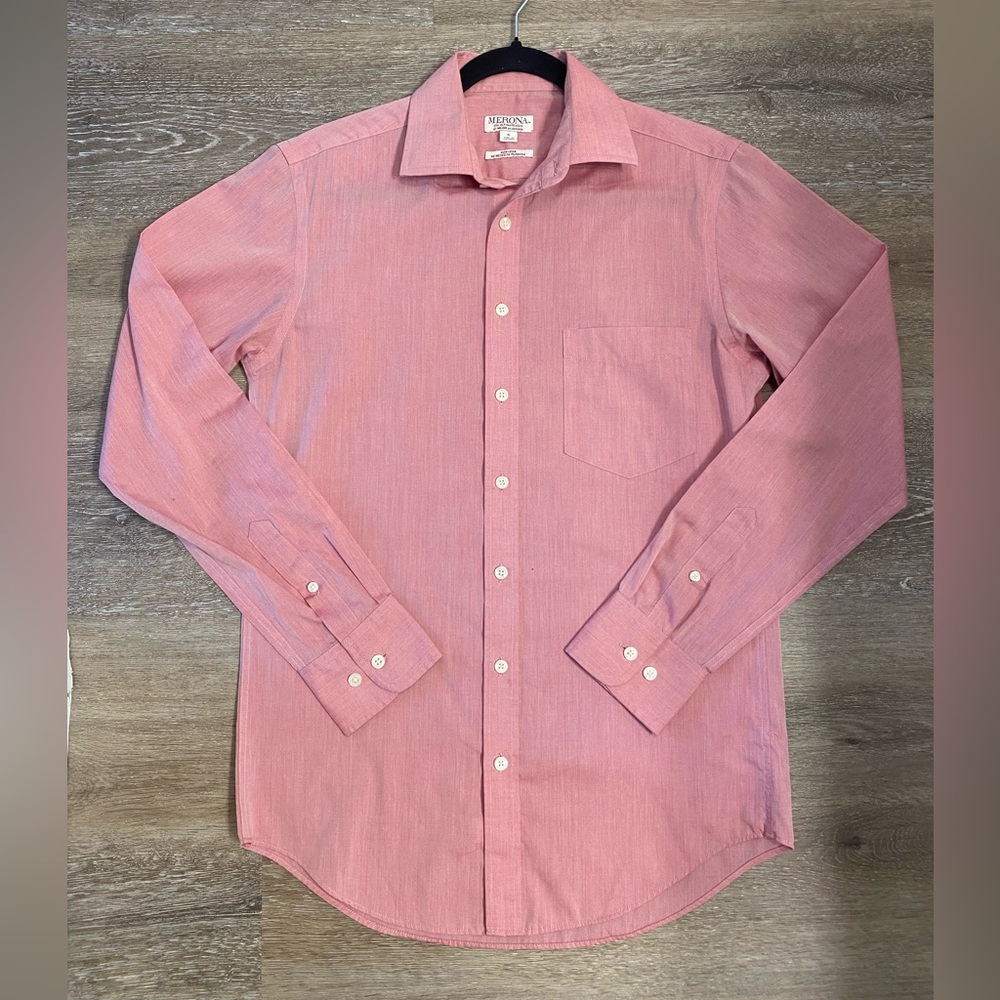 Merona Men's Pink Dress Shirt